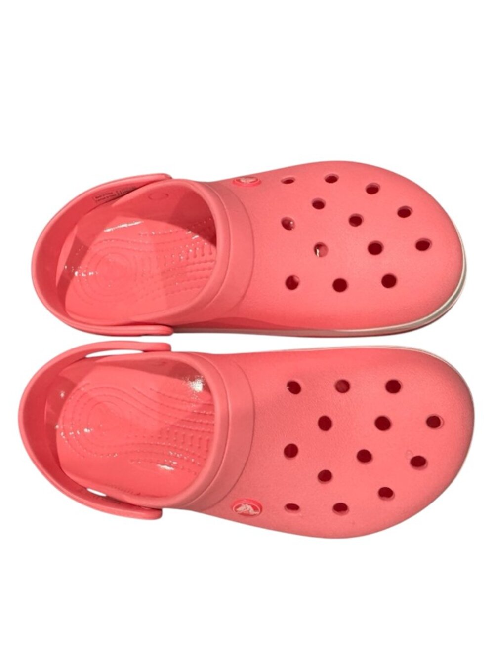 Crocs Crocband Platform Clogs Women's 8 Pink Elevated Comfort Casual EUC - Picture 5 of 6